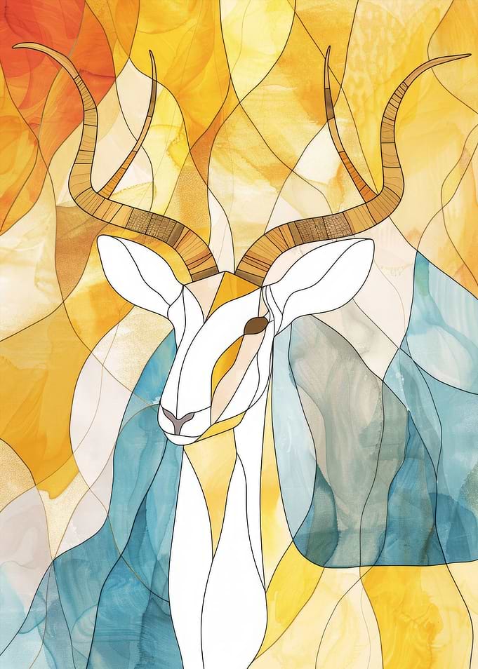 Deer Animal Gold
