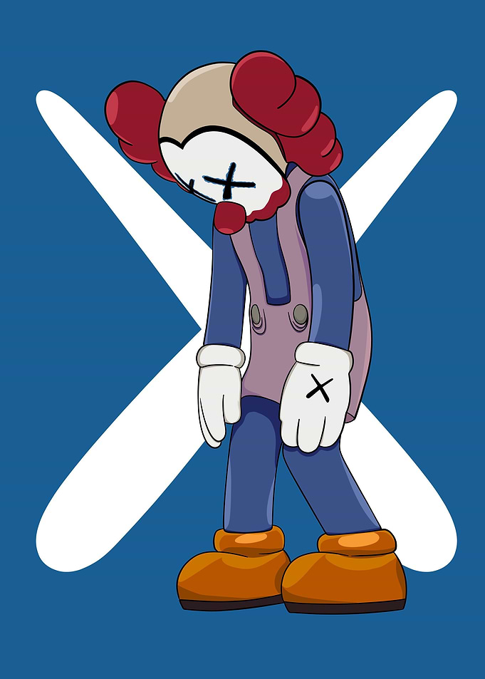 Clown Kaws