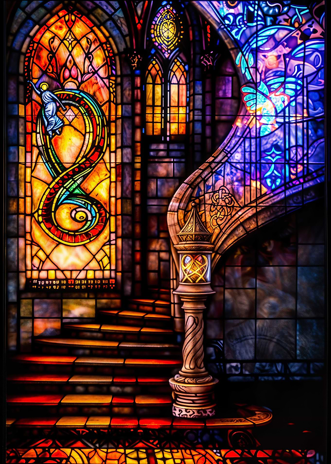 Stained Stairs
