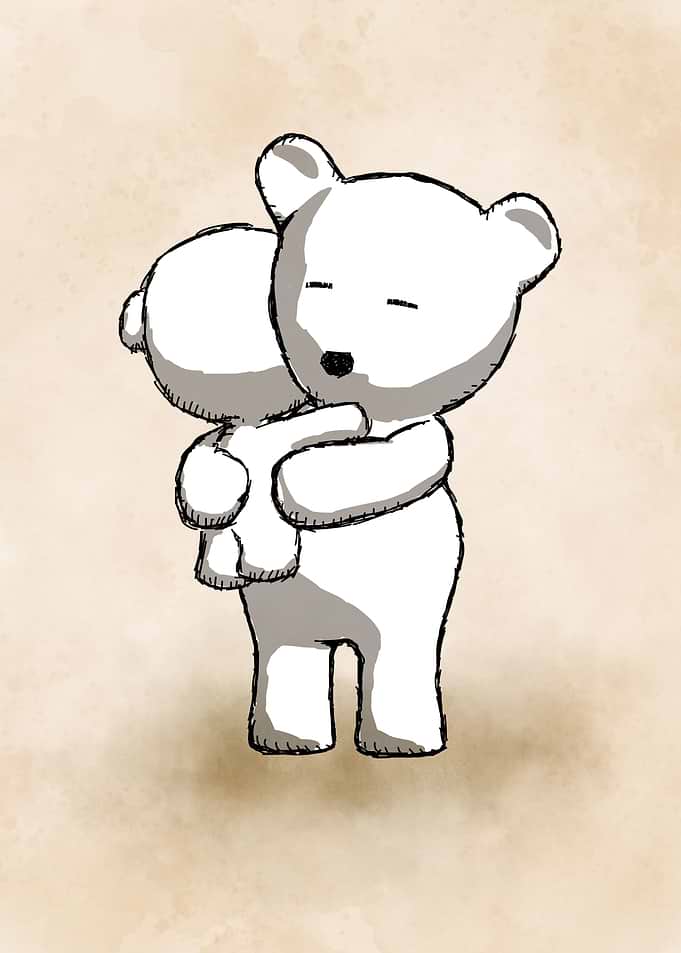 Teddy with Toddler