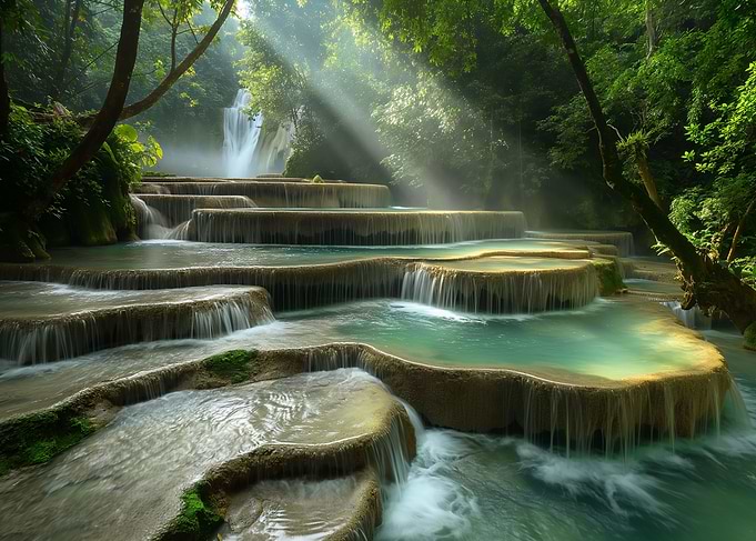 Kuang Si Waterfall Laos