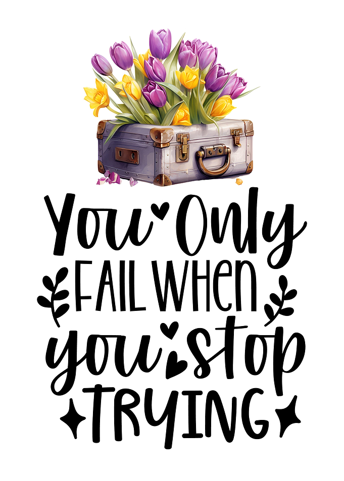 When you stop trying