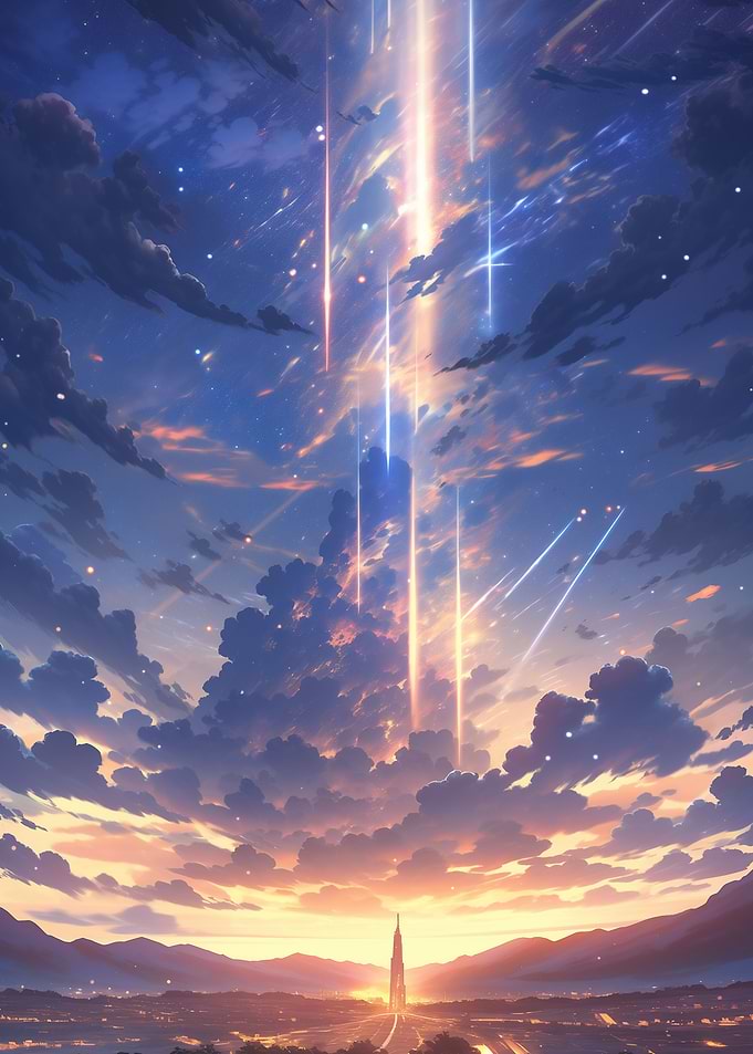 Anime Landscape Colorful
