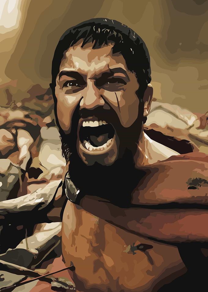 Soldier warrior spartan