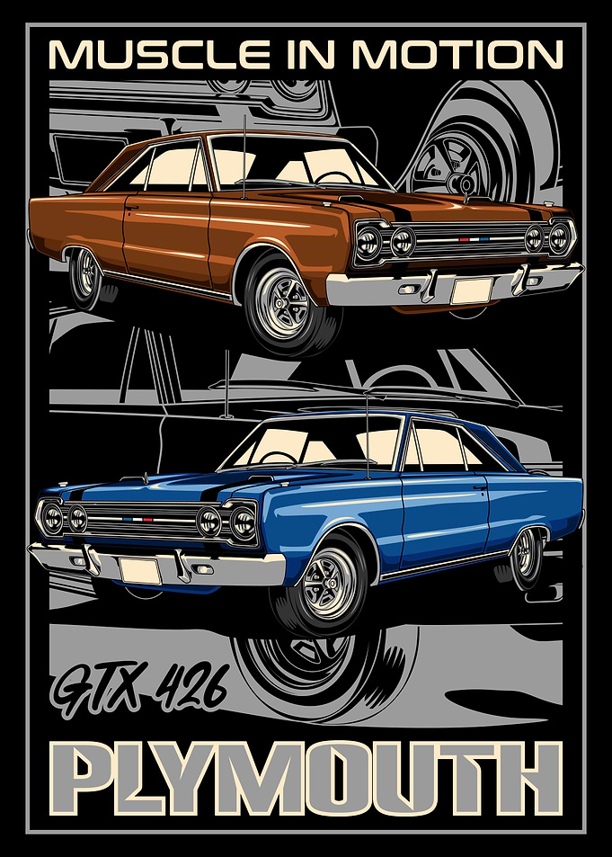 Retro GTX 426 Muscle Car