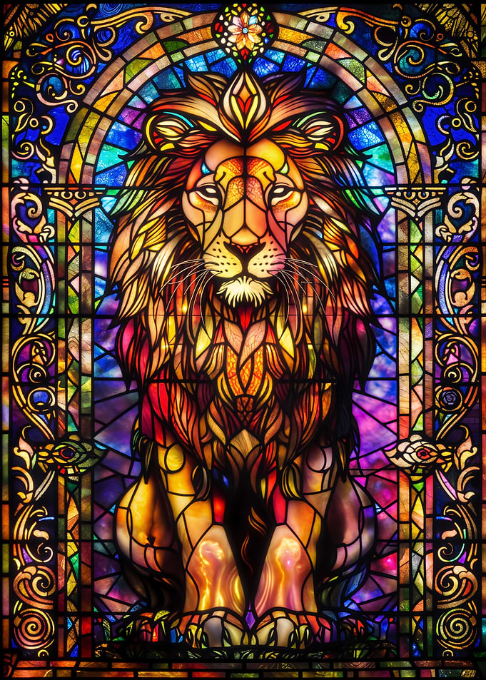 Stained Lion