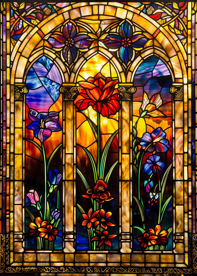 Stained Flowers