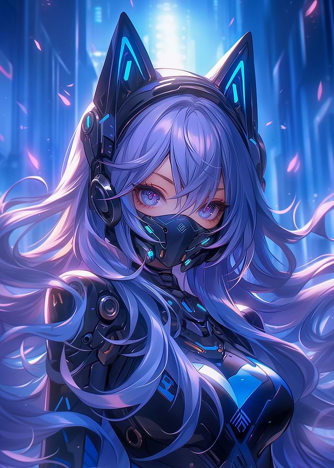 Futuristic Catgirl