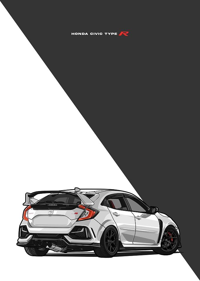 honda civic type R white