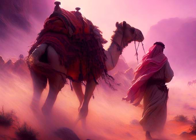 Nomad in the Desert