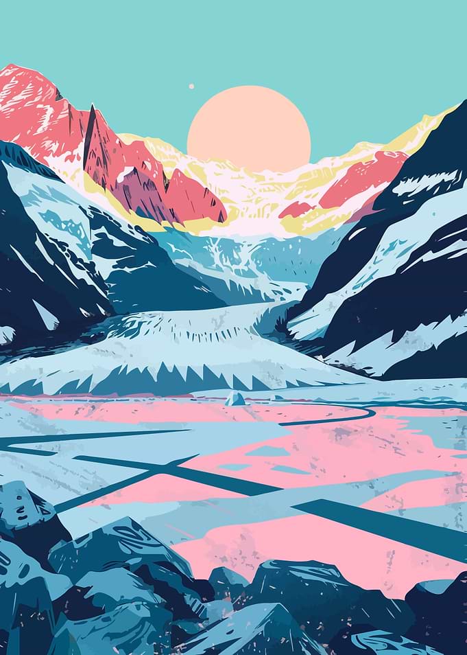 Nature Art Alaska Glacier