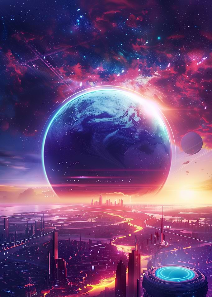 Wonderful Galaxy Space