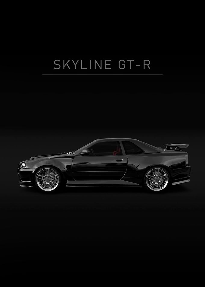 Nissan skyline gtr art
