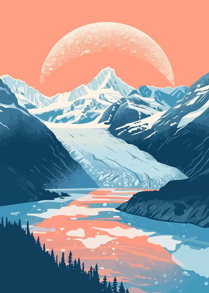 Alaskan Glacier Art