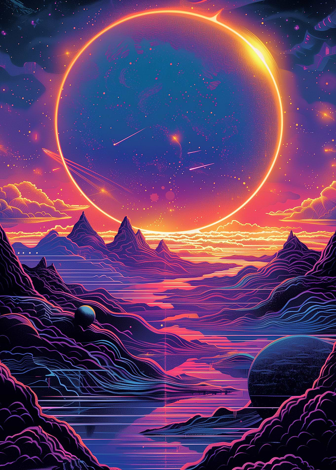 Wonderful Galaxy Space