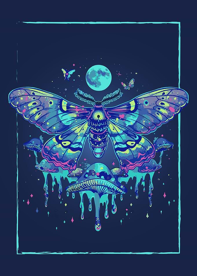 Cottagecore Butterfly Moth