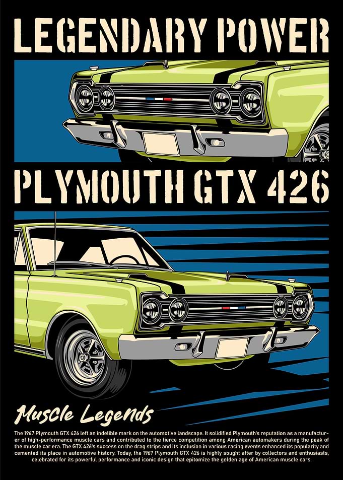 Retro GTX 426 Muscle Car