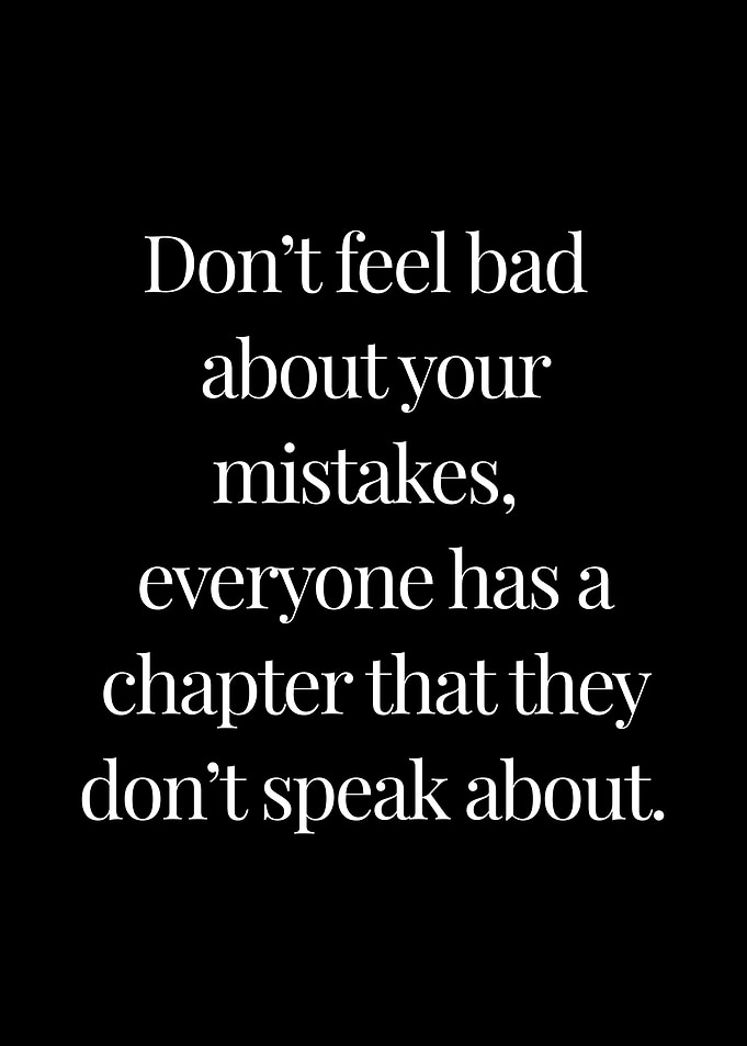 Dont feel bad