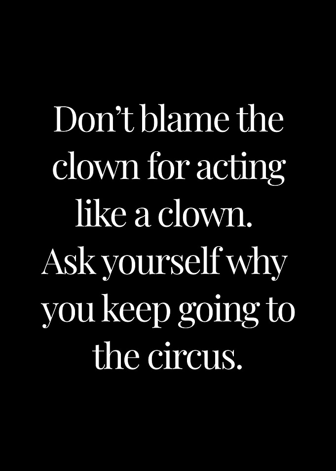 Ask yourself why