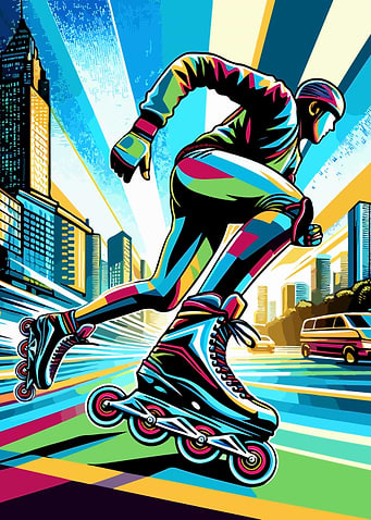 Inline skating wpap