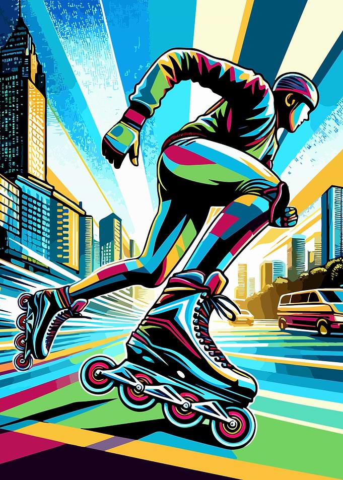 Inline skating wpap