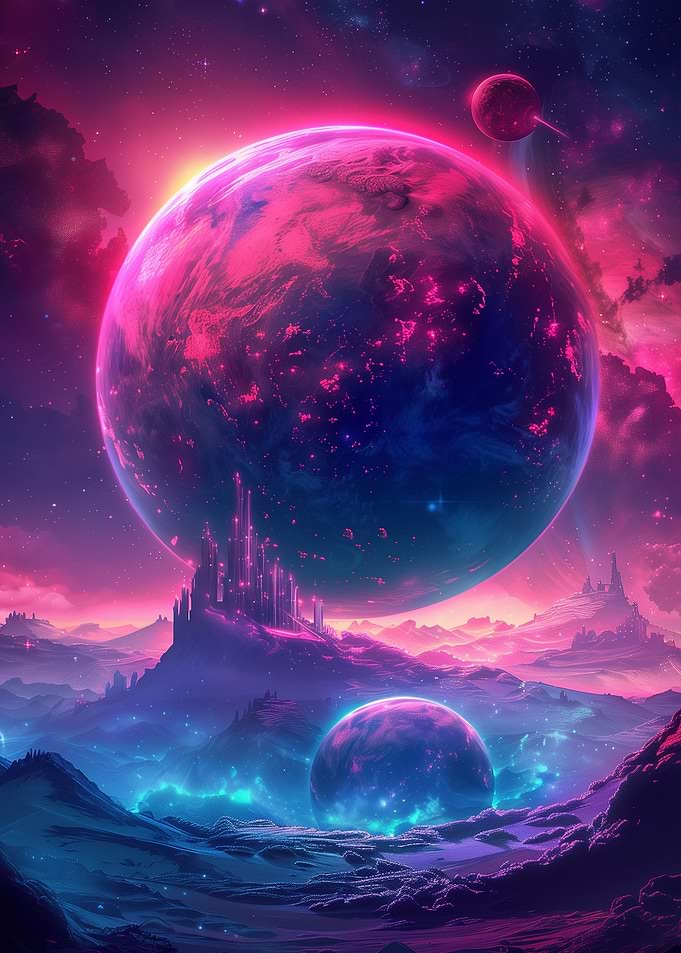 Wonderful Galaxy Space