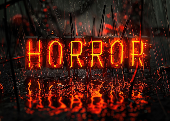Horror Neon Sign