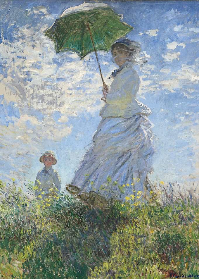 Claude Monet Painting