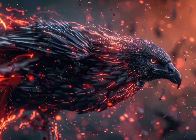 Black Falcon From Hell