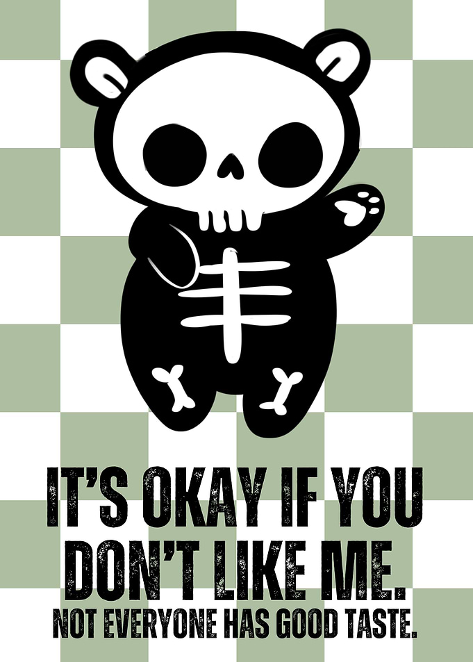 creepy cute bear chcecker