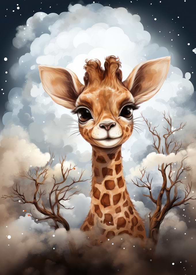 Baby giraffe