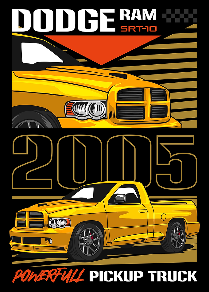 Powerful RAM SRT 10 Car
