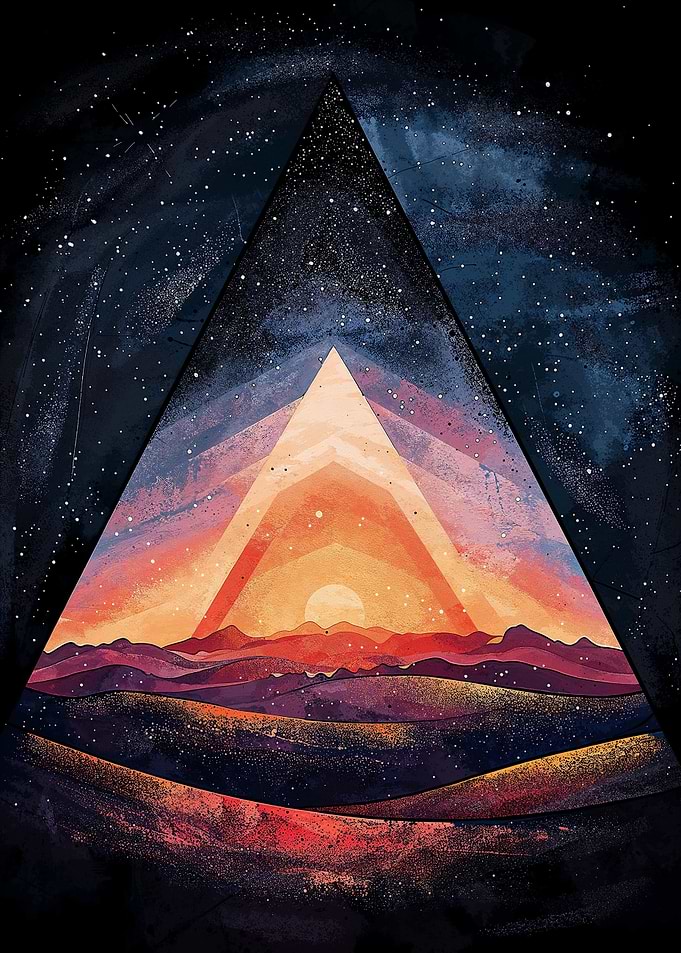 Sunset Pyramidscape