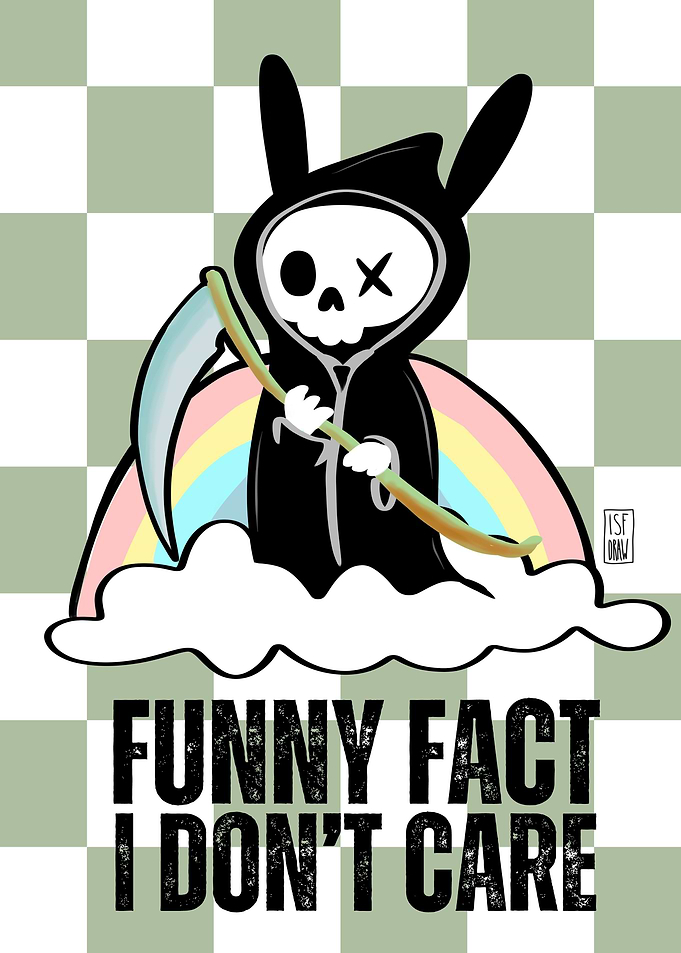 Creepy cute death rainbow