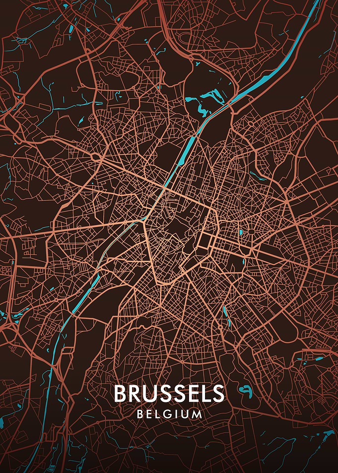 Brussels City Map