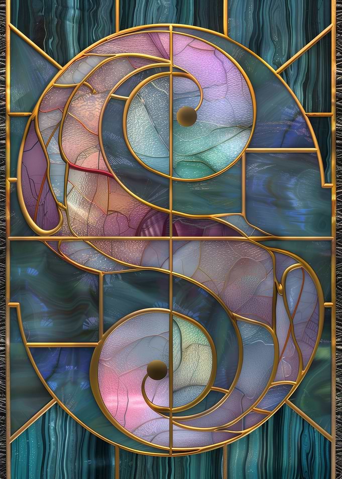 Gold Glass Decor