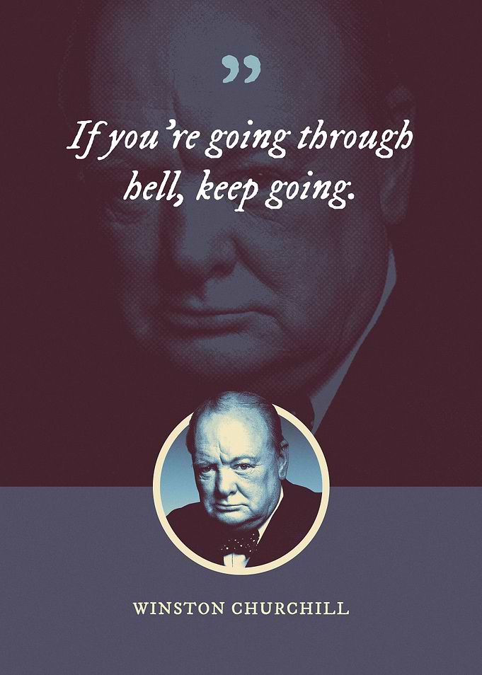 If youre going through