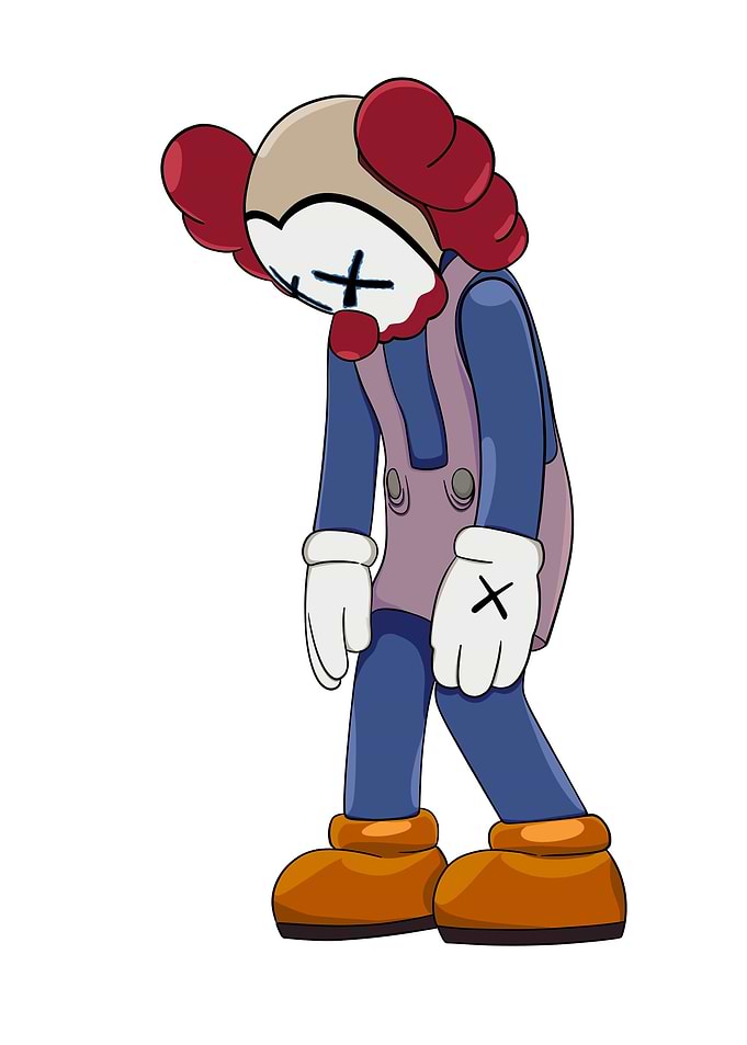 Clown Kaws