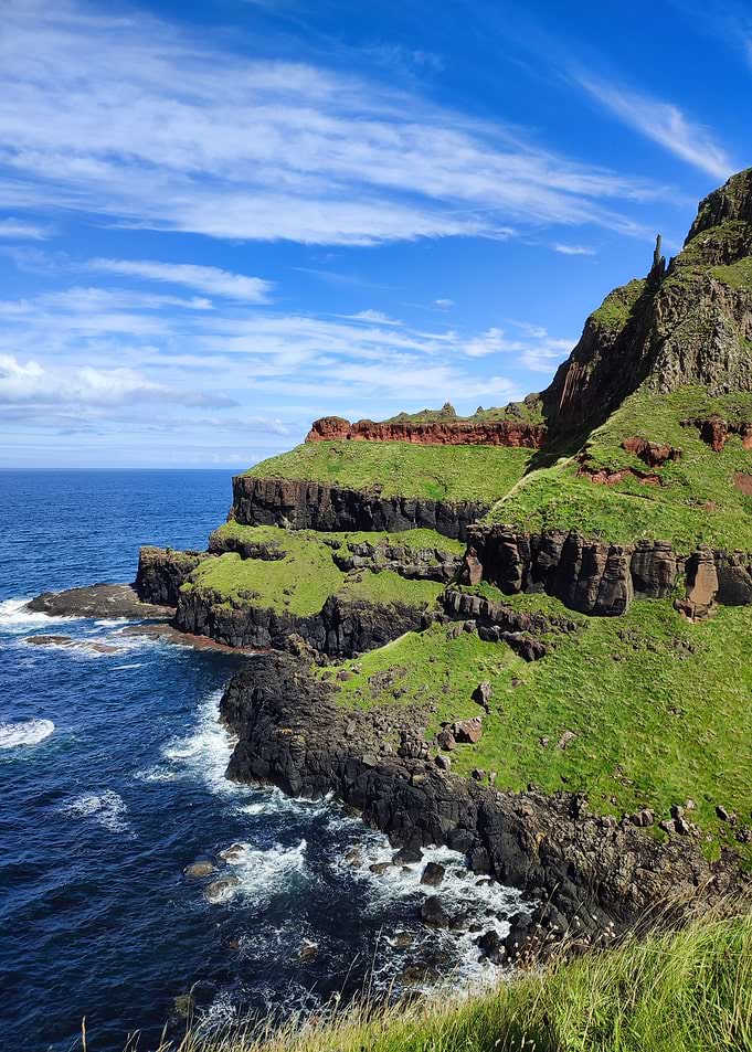 Cliff walk off Ireland