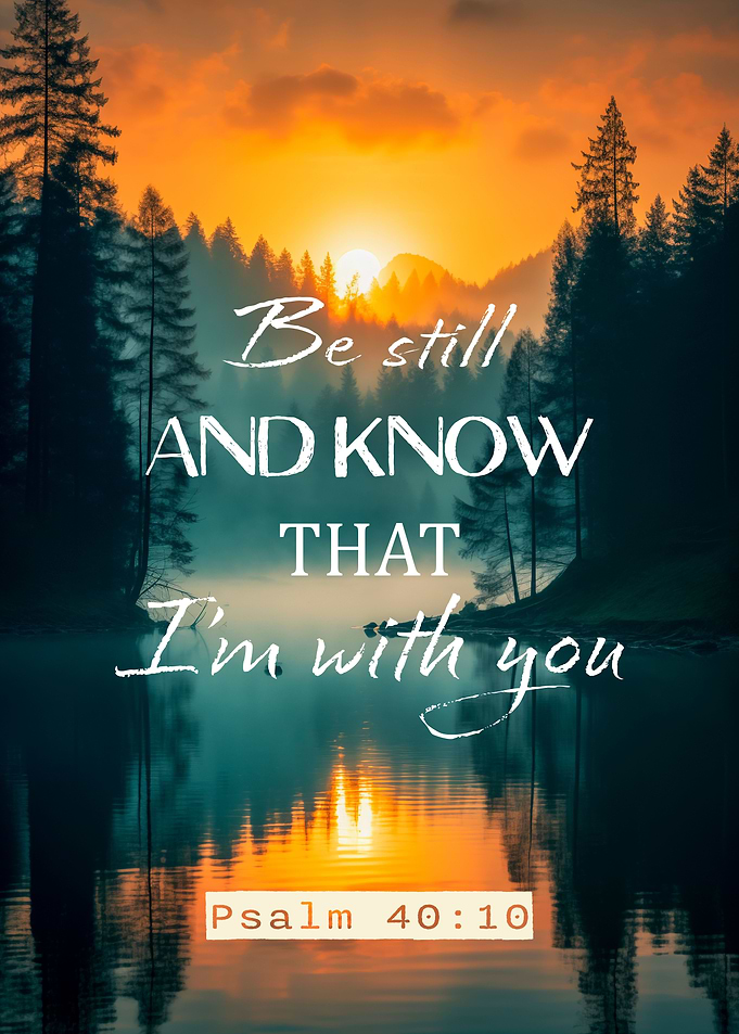 Be still and know