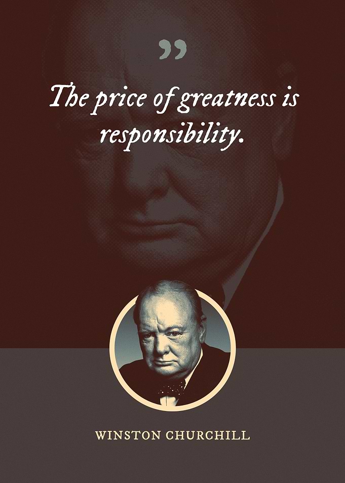 The price of greatness is