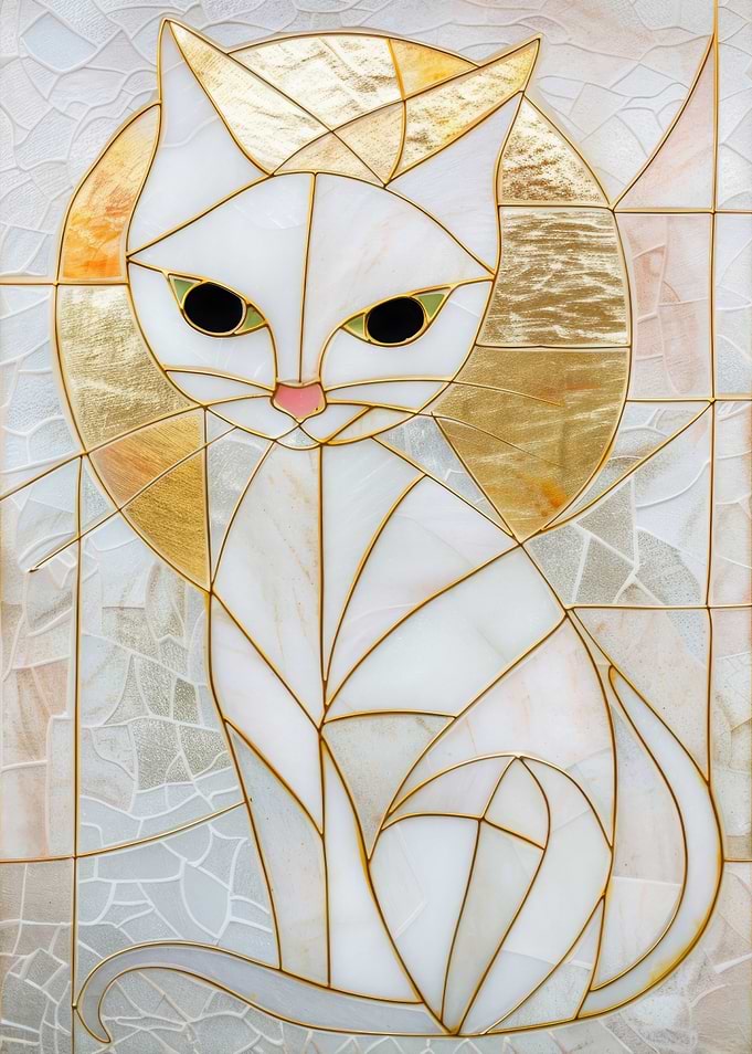 Cat Animal Gold