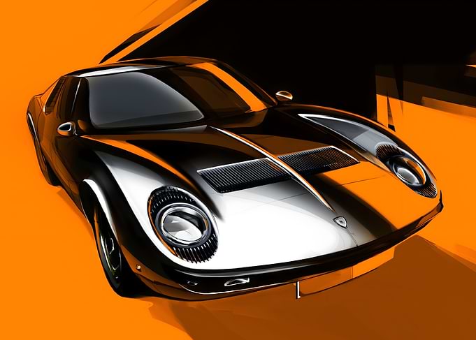 Lamborghini Miura Art