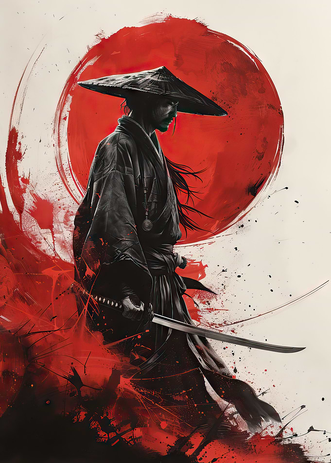 A Warrior Holding a Sword