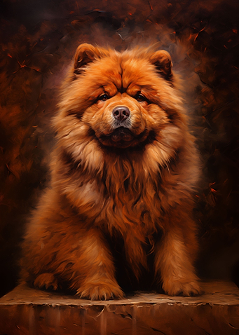 Chow chow dog