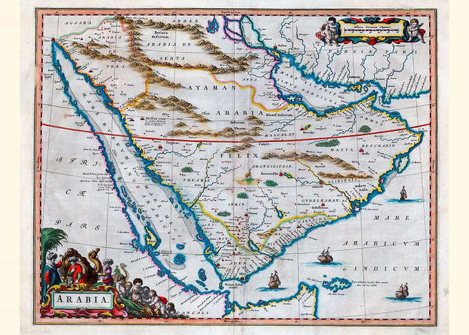 Map of Arabia
