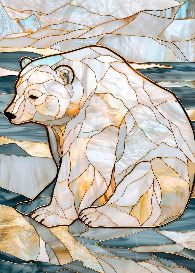 White Bear Animal Gold