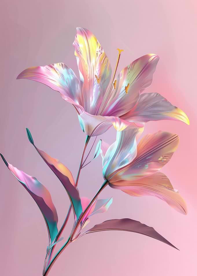 Dreamy 3D Pastel