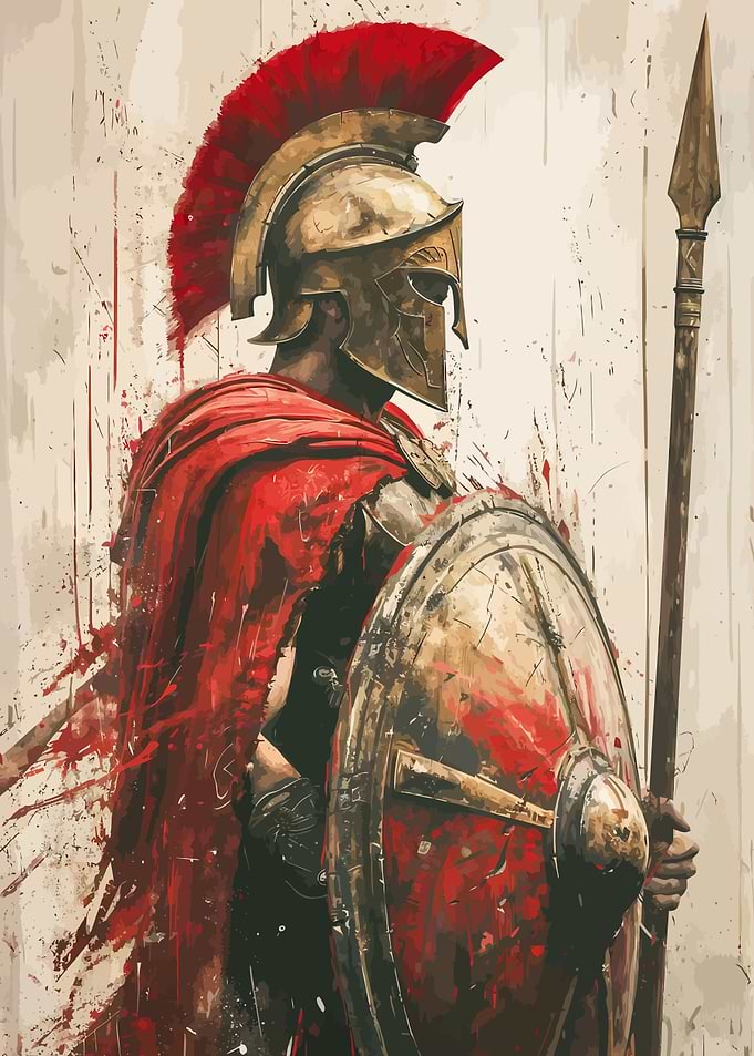 Soldier warrior spartan