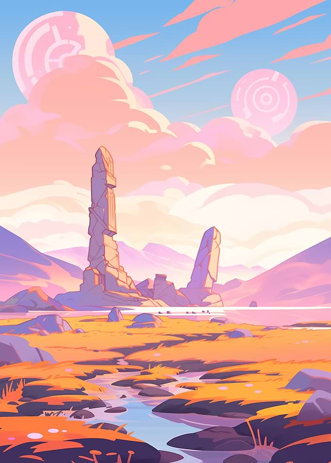 Anime Style Irish Nature